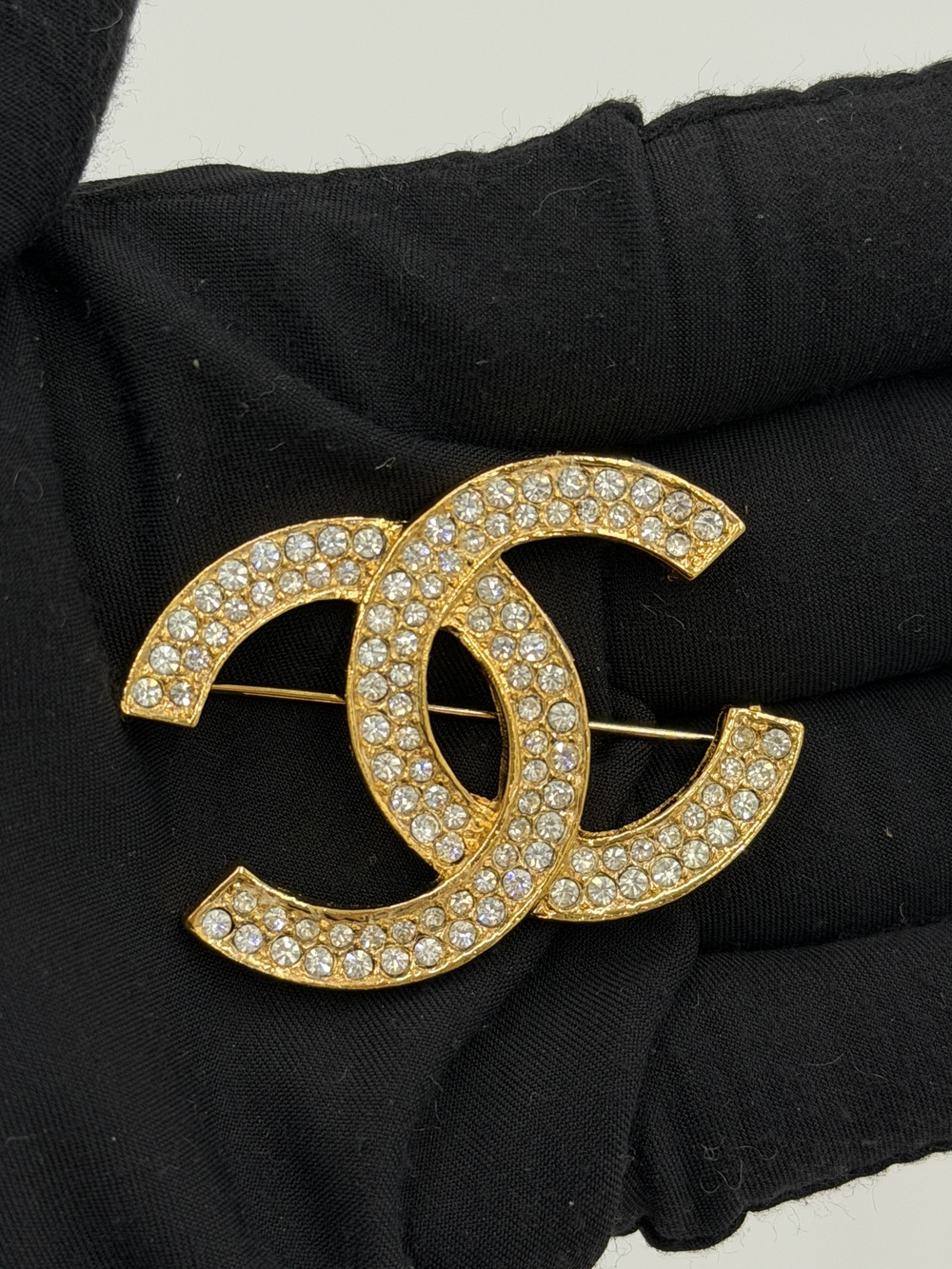 Chanel Coco Rhinestone Brooch